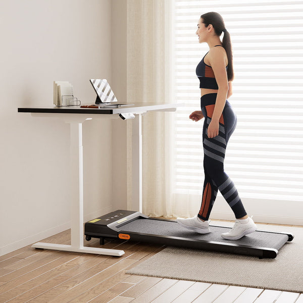 Everfit 120cm Automatic Standing Desk with 400mm Electric Walking Pad Treadmill Everfit