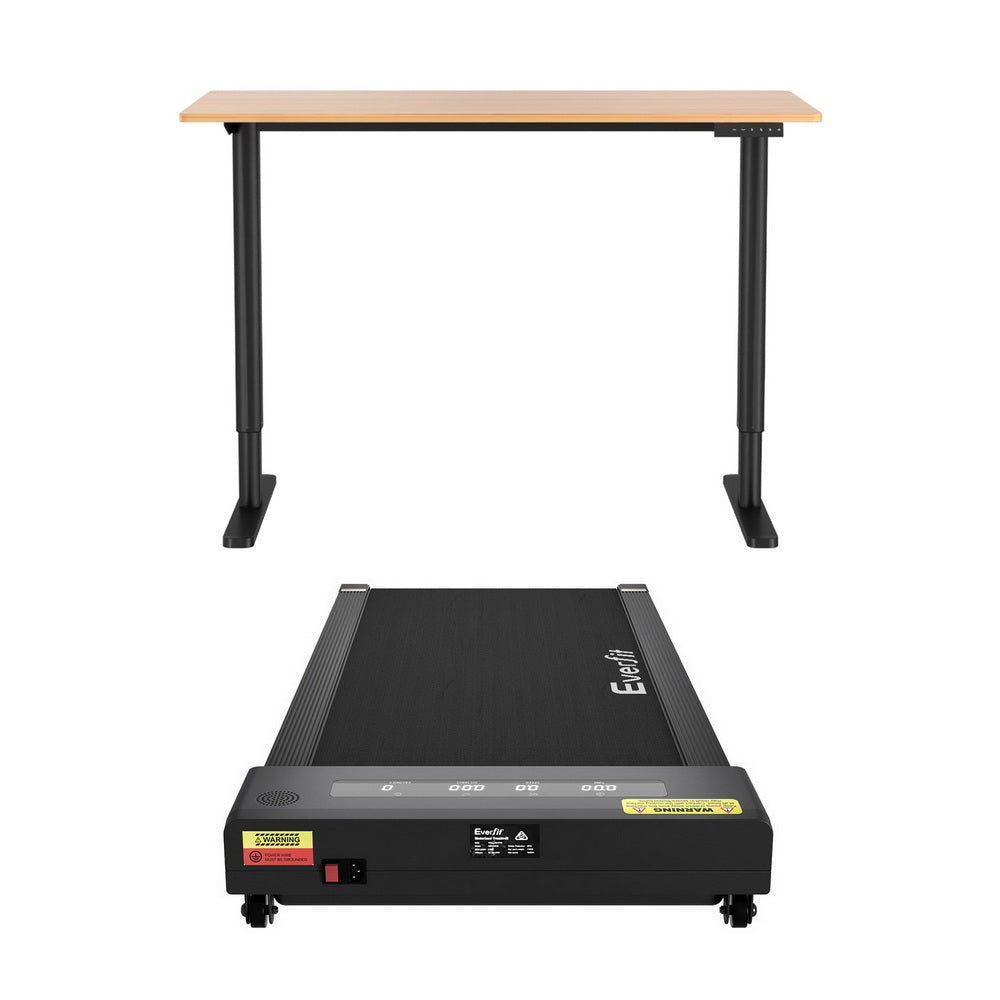 Artiss Electric Treadmill with 120cm Automatic Standing Desk Walking Pad 400mm Artiss