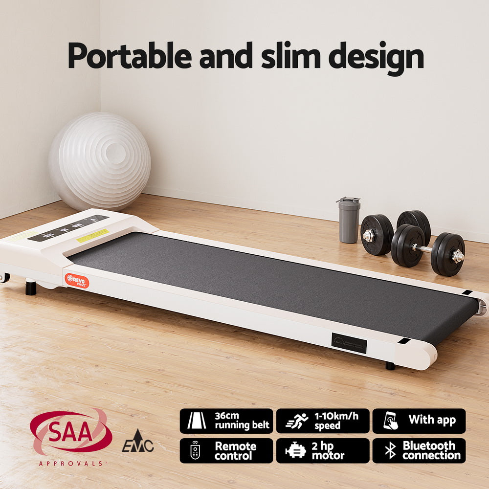 Everfit 120cm Automatic Standing Desk with 360mm Electric Walking Pad Treadmill Everfit