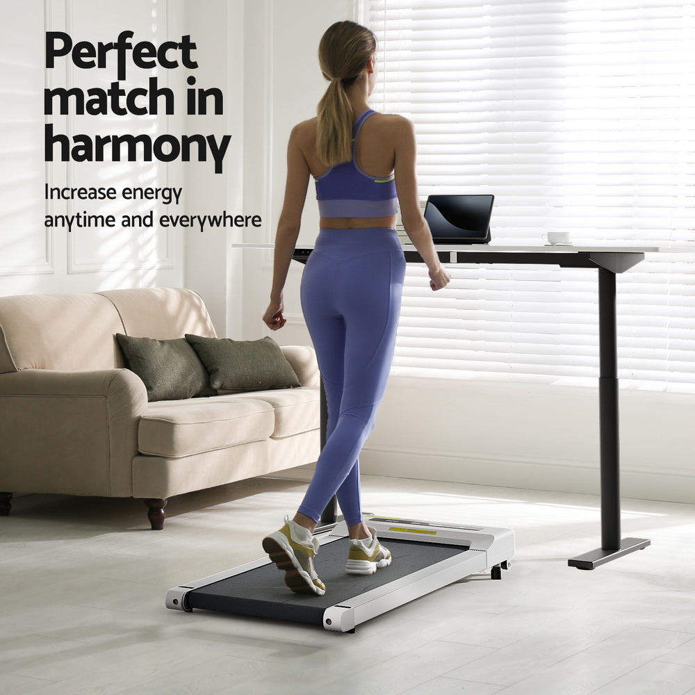 Everfit 140cm Automatic Standing Desk with 360mm Electric Walking Pad Treadmill Everfit
