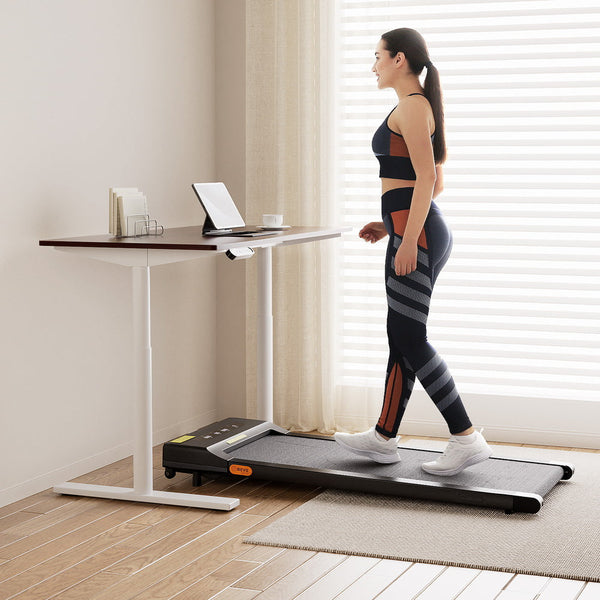 Everfit 120cm Automatic Standing Desk with 400mm Electric Walking Pad Treadmill Everfit