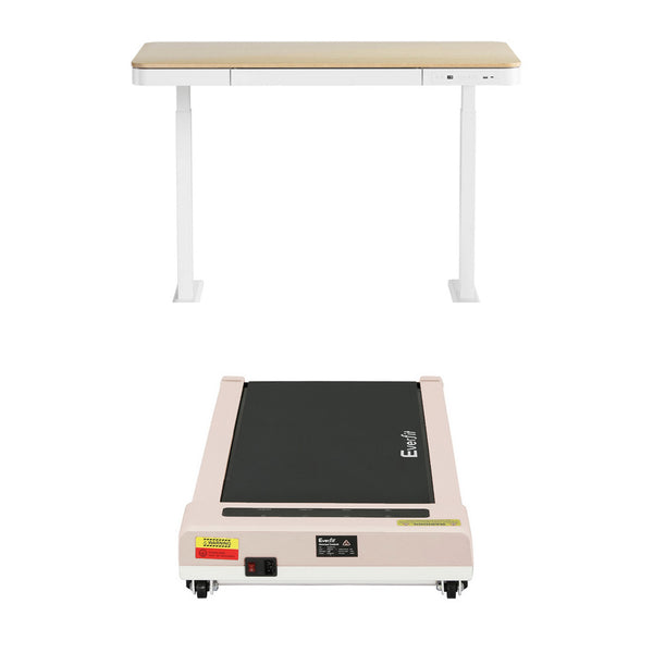 Artiss Electric Treadmill with 120cm Automatic Standing Desk Walking Pad 360mm Artiss