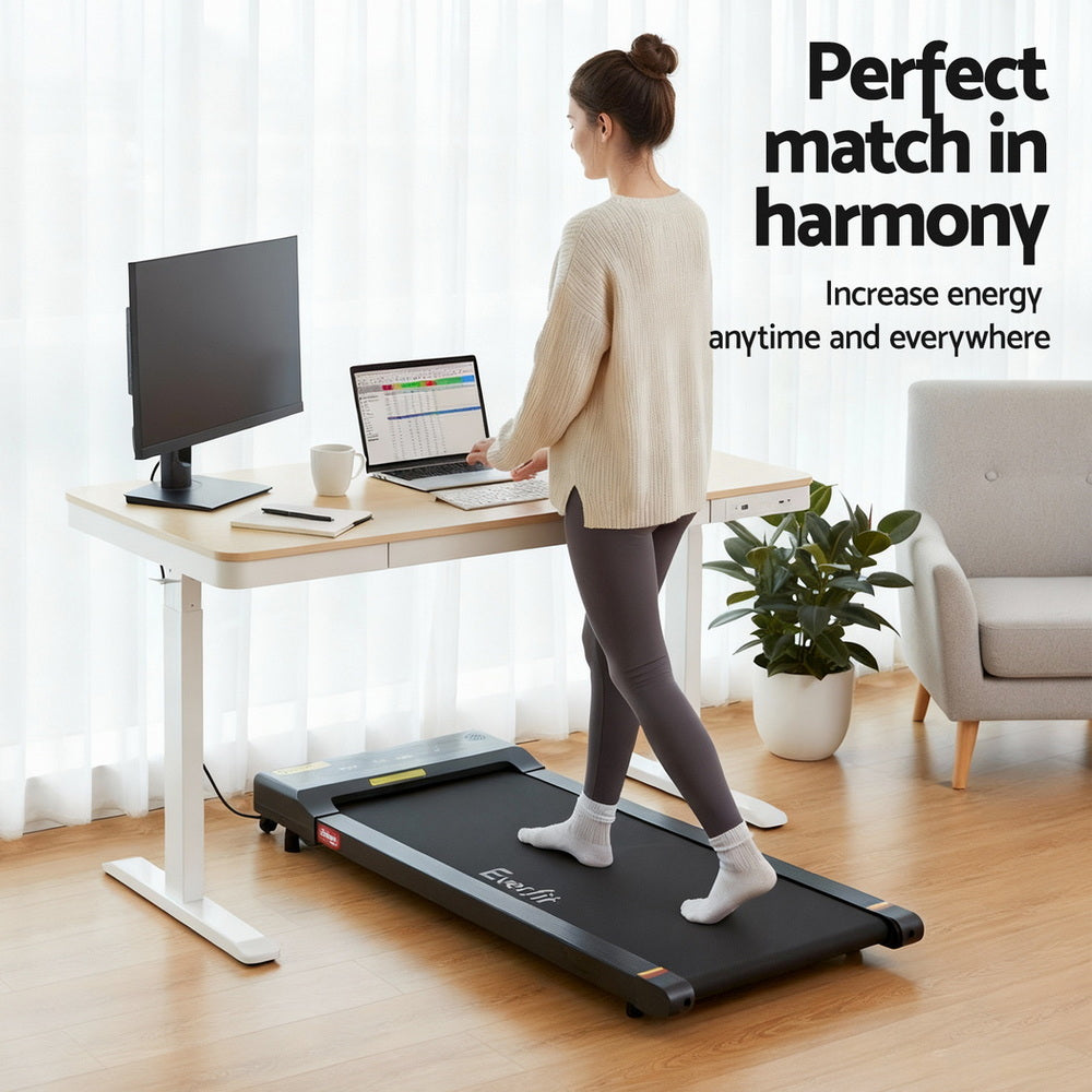 Artiss Electric Treadmill with 120cm Automatic Standing Desk Walking Pad 400mm Artiss