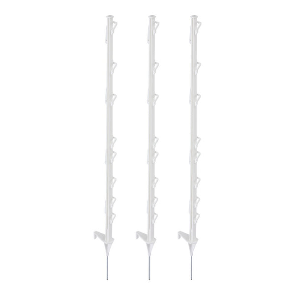 Giantz Electric Fence Posts 20pcs Electric Fence Poly White Awezingly
