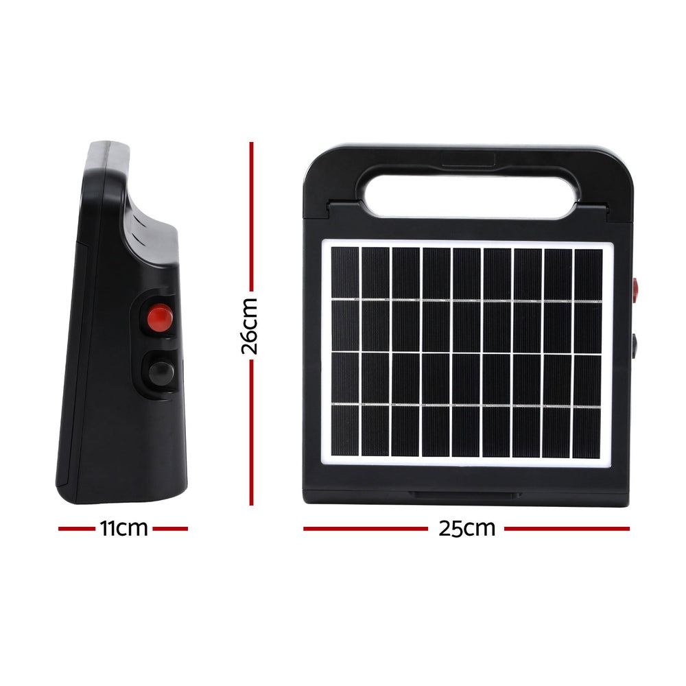 Giantz 2.5km Electric Fence Energiser Solar Farm 0.15J Giantz
