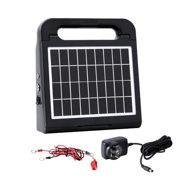Giantz 2.5km Electric Fence Energiser Solar Farm 0.15J Giantz