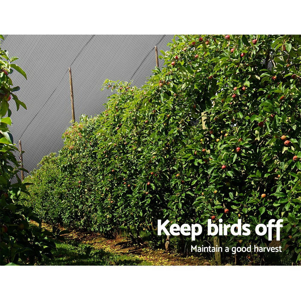 Instahut 50% Shade Cloth 1.83x10m Shadecloth Wide Heavy Duty White Awezingly