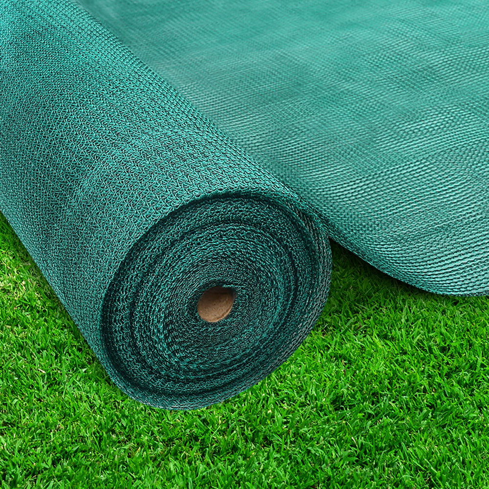 Instahut 30% Shade Cloth 1.83x10m Shadecloth Wide Heavy Duty Green Awezingly
