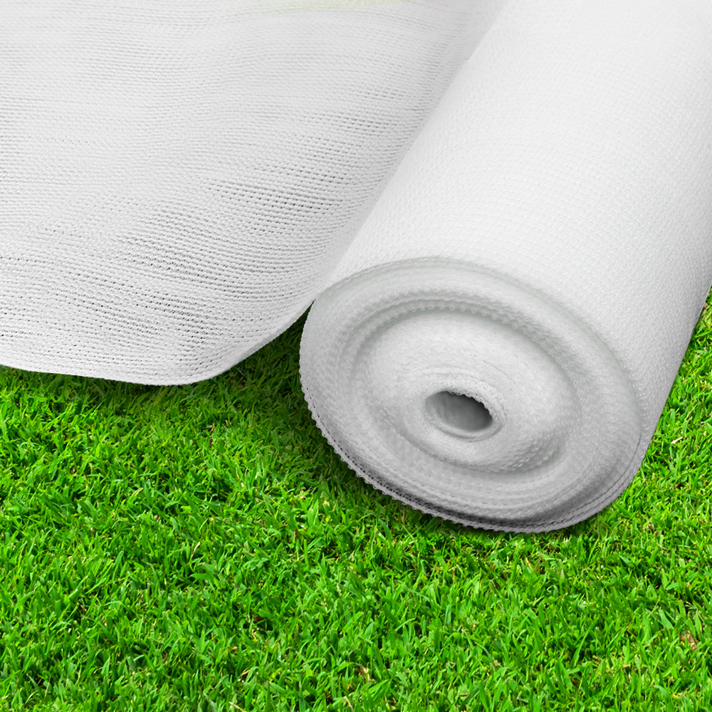 Instahut 50% Shade Cloth 1.83x50m Shadecloth Garden White Instahut