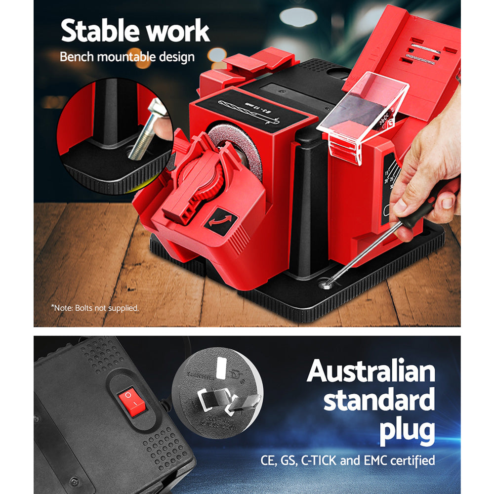 Giantz Tool Sharpener Electric Drill Bit Knife Scissor Chisel Planer Grinder Awezingly