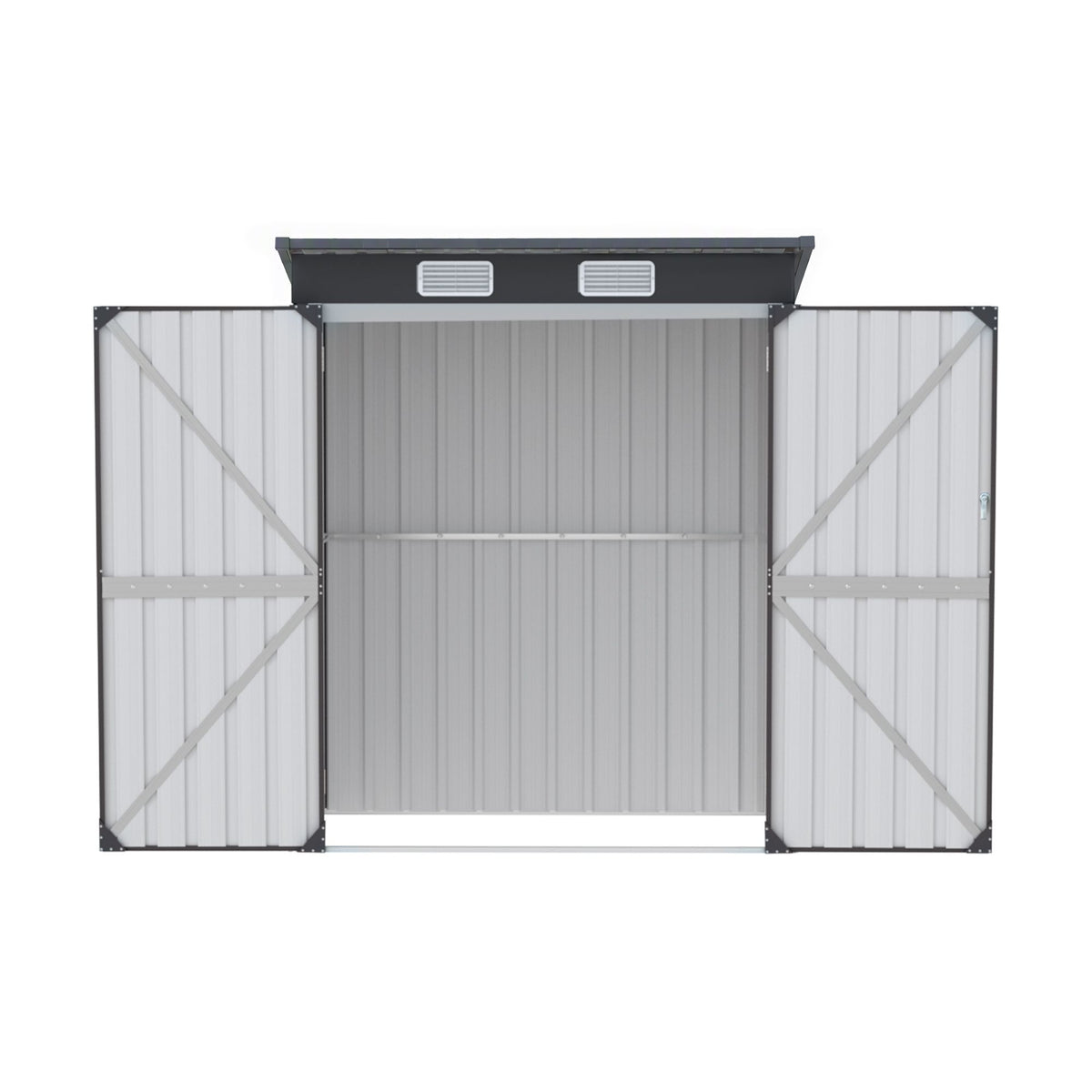 Giantz Garden Shed 1.62x1M Outdoor Storage Tool Workshop House Shelter Brown Awezingly