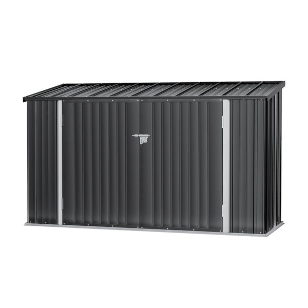 Giantz Garden Shed 2.22x0.91M Bike Sheds Outdoor Storage Tool Workshop House Shelter Double Door Awezingly