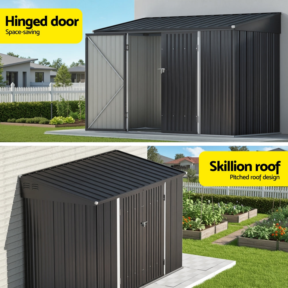 Giantz Garden Shed Galvanised Steel 3.05x1.5M Outdoor Storage Shed Workshop House Shelter Awezingly
