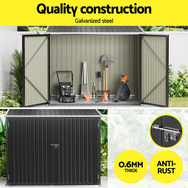 Giantz Garden Shed Sheds Outdoor Storage 2.06x1.96M Tool Workshop House Shelter Awezingly
