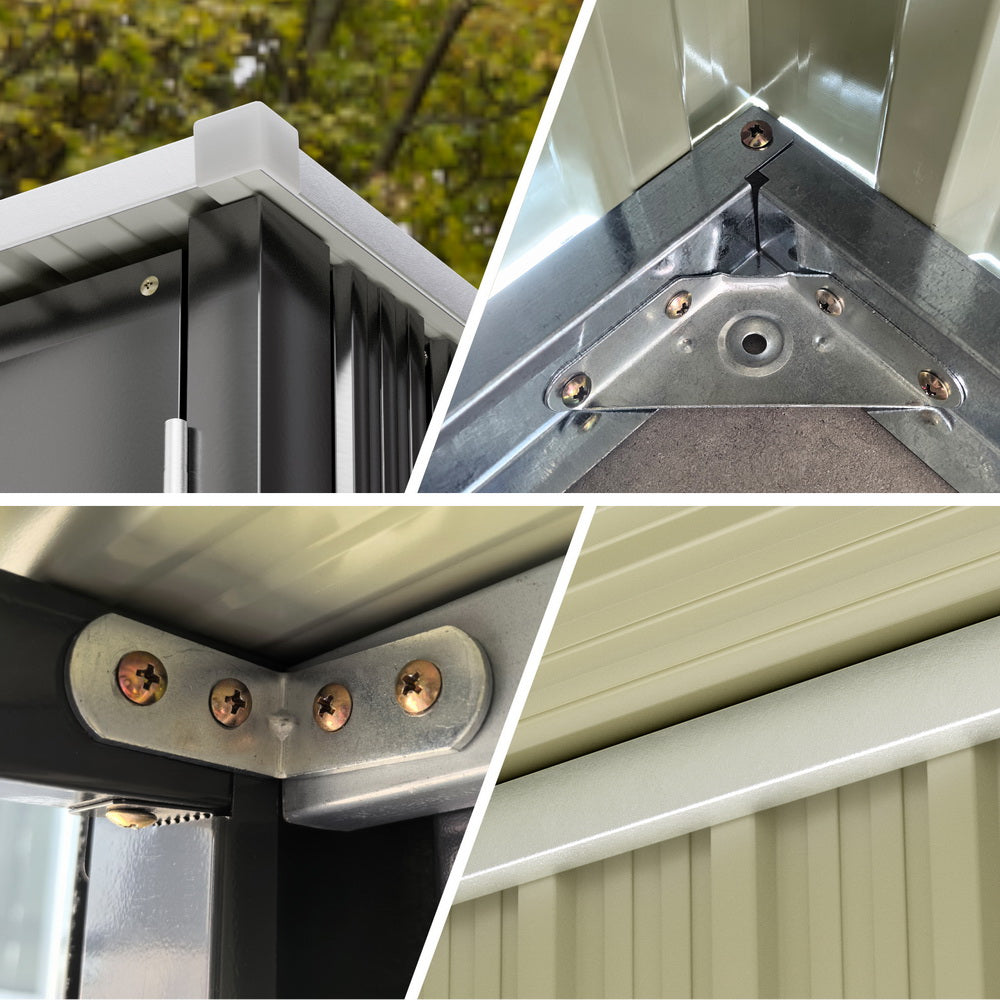 Giantz Garden Shed Sheds Outdoor Storage 2.06x1.96M Tool Workshop House Shelter Awezingly