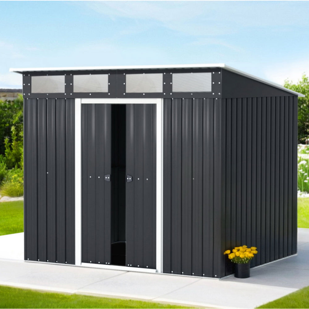 Giantz Garden Shed 2.38x1.99M Outdoor Storage Tool Workshop House Shelter Giantz