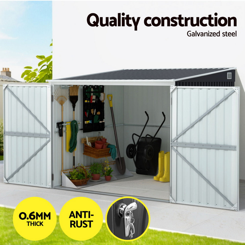 Giantz Garden Shed Sheds Outdoor Storage 2.06x2.03M Tool Workshop House Shelter Giantz