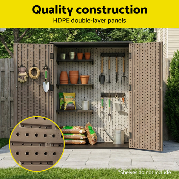 Giantz Garden Shed Outdoor Storage Shed Tool Workshop with Lockable Doors Awezingly