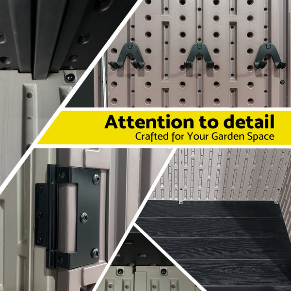 Giantz Garden Shed Outdoor Storage Shed Tool Workshop with Lockable Doors Awezingly