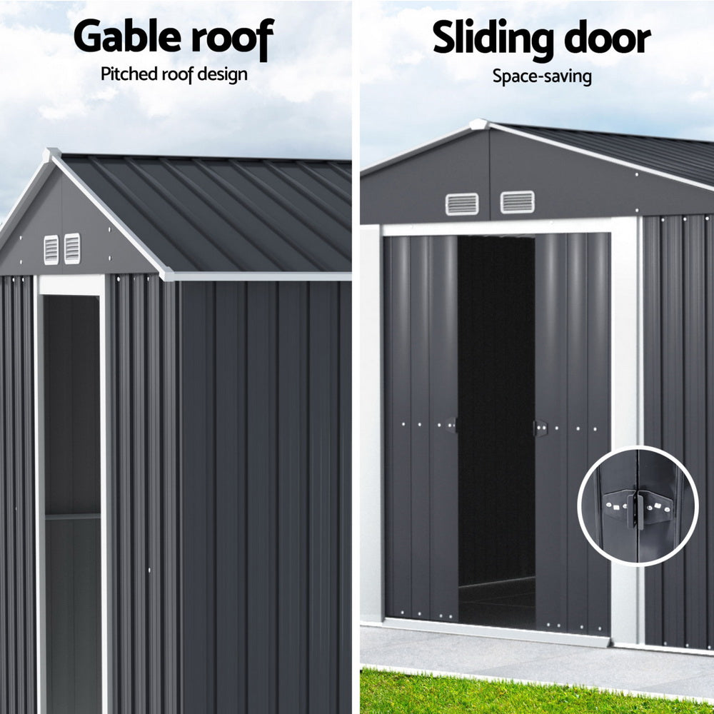 Giantz Garden Shed 3x3M Outdoor Storage Tool Workshop House Shelter Giantz