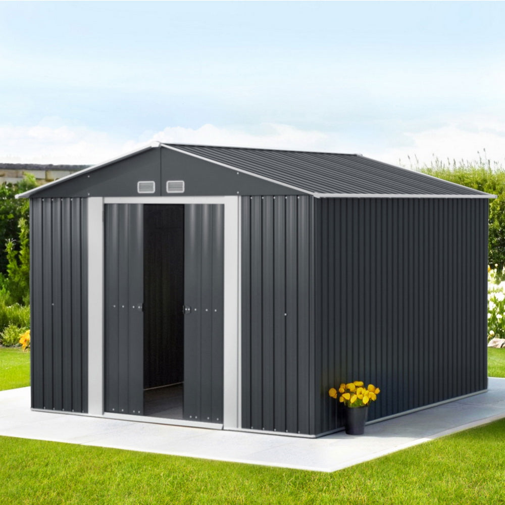 Giantz Garden Shed 3x3M Outdoor Storage Tool Workshop House Shelter Giantz