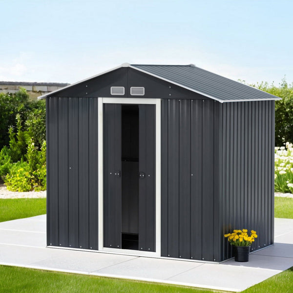 Giantz Garden Shed Outdoor Storage 2.15x1.3M Tool Workshop House Shelter Sliding Door Giantz