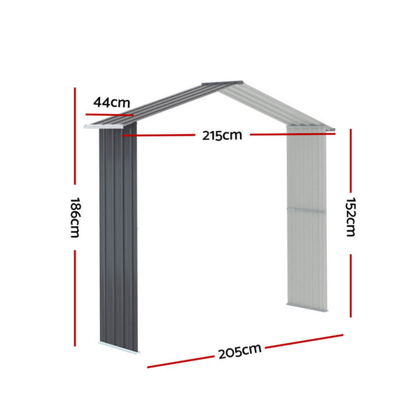 Giantz Garden Shed Extension Kit Outdoor Storage Tool Sheds Workshop House Shelter Giantz