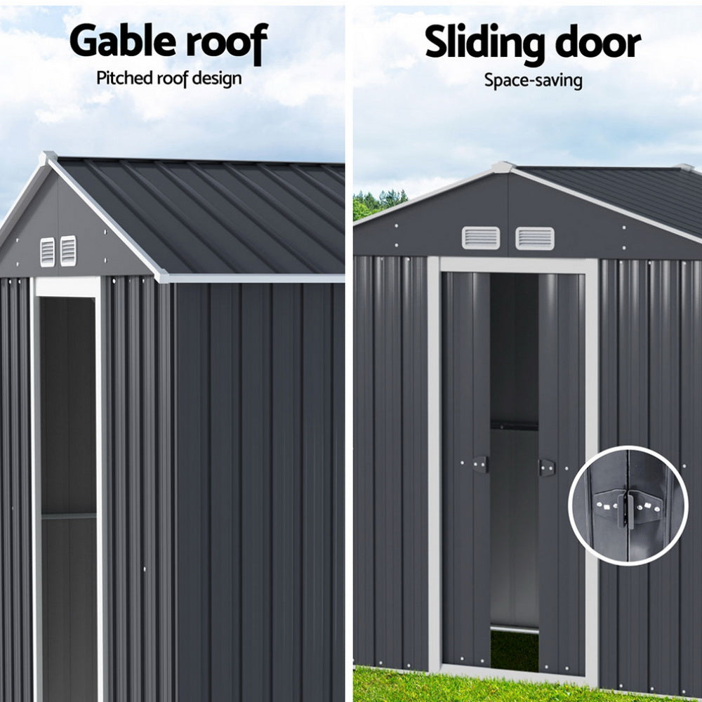 Giantz Garden Shed 3.22x1.96M Outdoor Storage Tool Workshop House Shelter Giantz