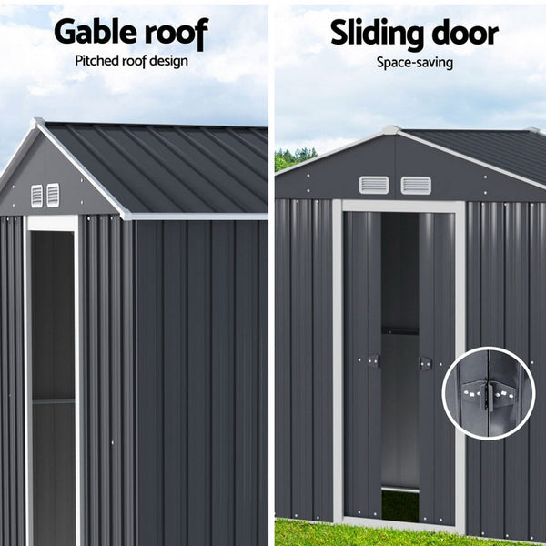 Giantz Garden Shed 3.22x1.96M Outdoor Storage Tool Workshop House Shelter Giantz