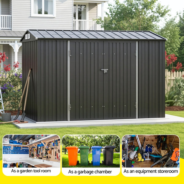 Giantz Garden Shed 3x2.18M Outdoor Storage Sheds Tool Workshop House Shelter Awezingly