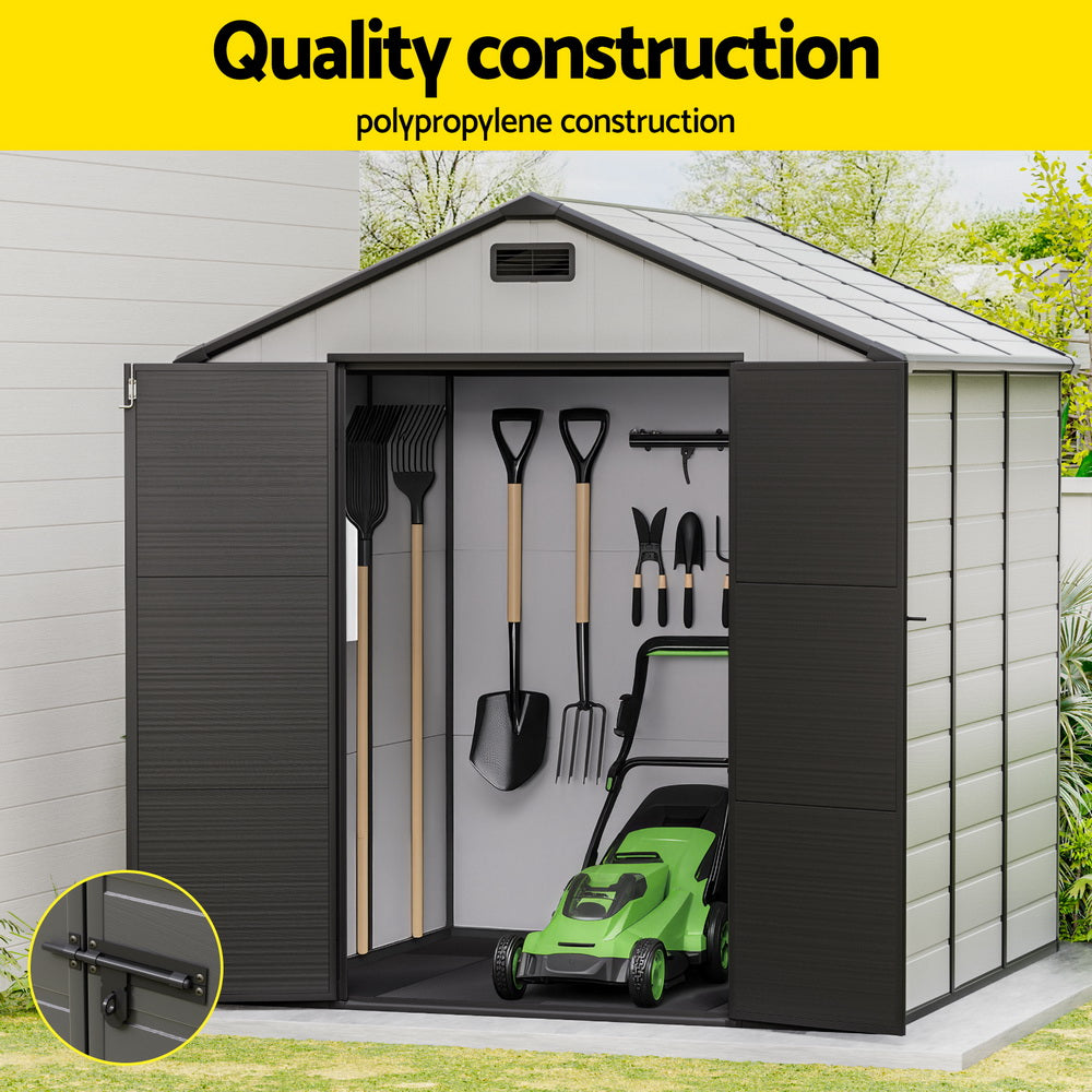 Giantz Garden Shed Sheds Outdoor Storage 2.15x2.14M Tool Workshop House Shelter Awezingly