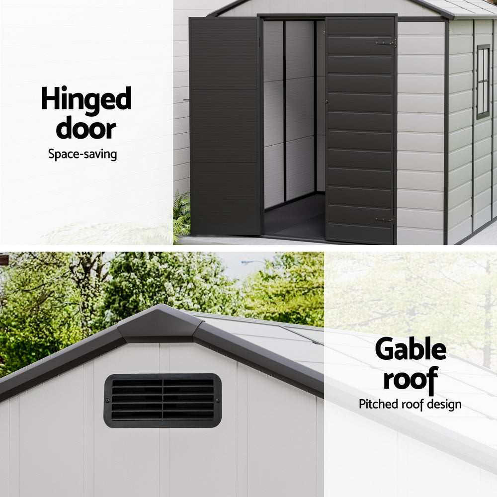 Giantz Garden Shed Sheds Outdoor Storage 2.15x2.14M Tool Workshop House Shelter Awezingly