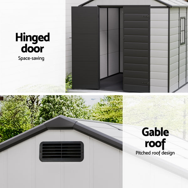 Giantz Garden Shed Sheds Outdoor Storage 2.15x2.14M Tool Workshop House Shelter Awezingly
