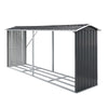 Giantz Firewood Storage Shed 334.5CM x 92CM Outdoor Log Rack Galvanised Steel Wood Holder