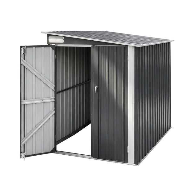 Giantz Garden Shed 118x238cm Lean To Bike Shelter Backyard Outdoor Storage Giantz