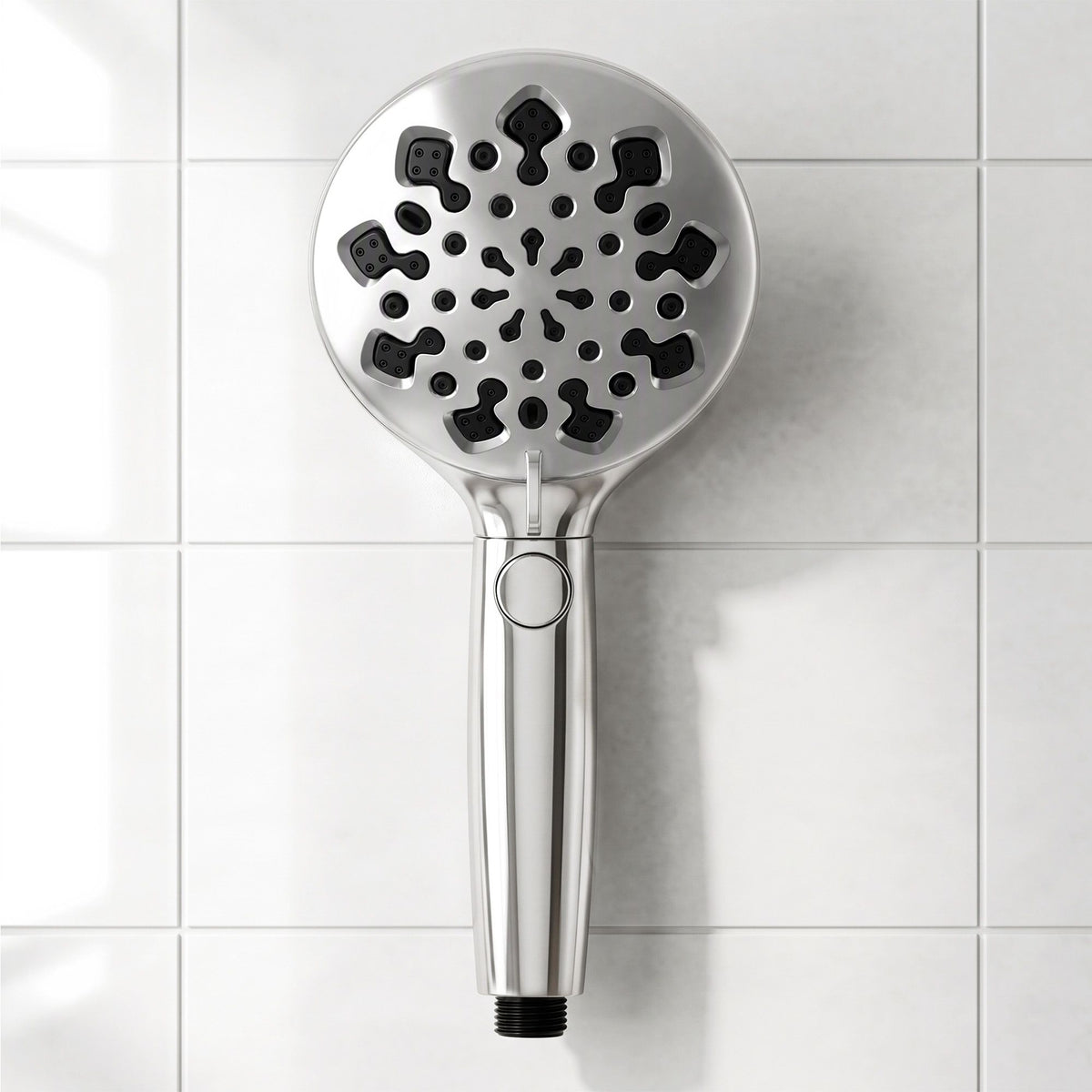 Cefito High Pressure 9 Settings Shower Heads, One-Hand Control & Anti-Clog TPR Nozzles for Apartments, Large 4.7in Face Removes Chlorine Awezingly