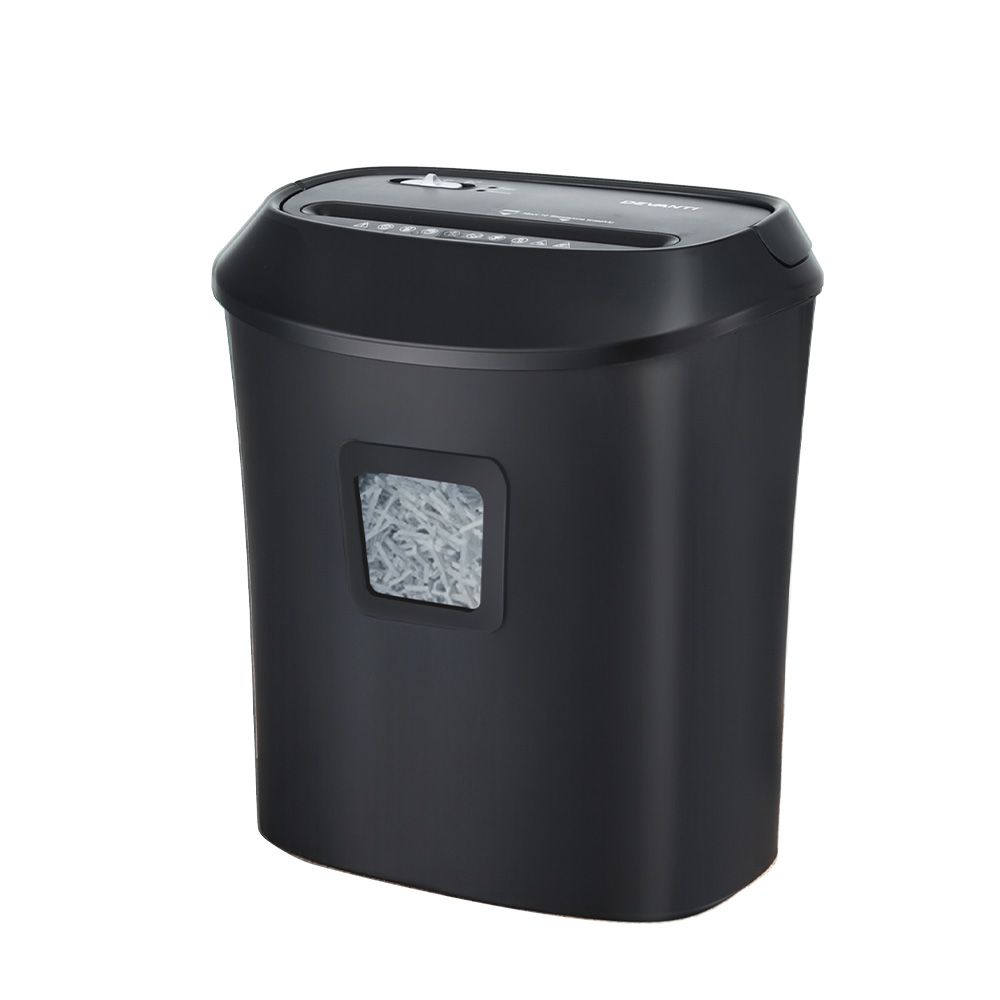 Devanti Electric Paper Shredder for Home Office 10 A4 Paper Sheet Cross-Cut Paper Devanti