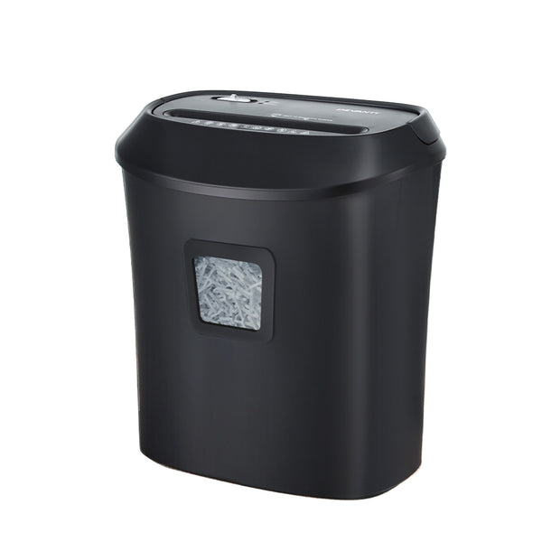 Devanti Electric Paper Shredder for Home Office 10 A4 Paper Sheet Cross-Cut Paper Awezingly