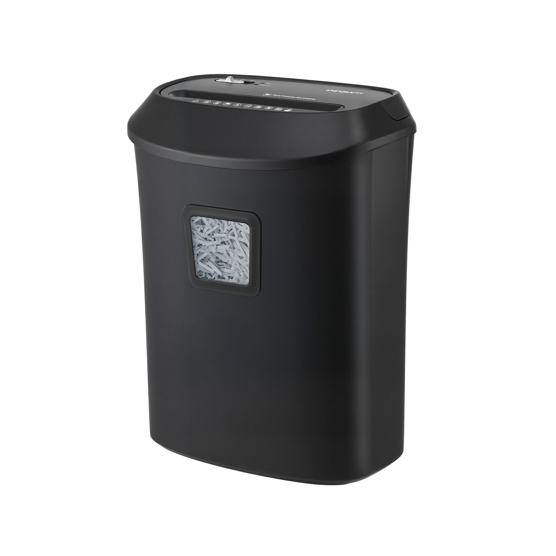DEVANTI 25L Paper Shredder 14 Sheet P4 Cross Cut for Home Office Awezingly