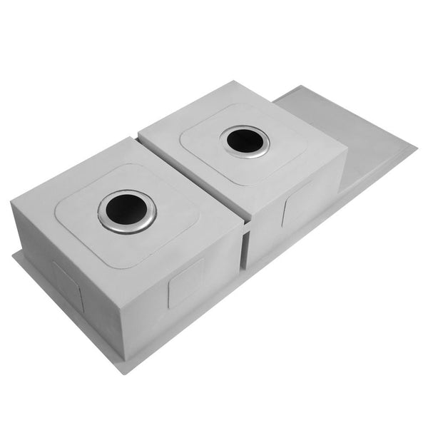 Cefito 111cm x 45cm Stainless Steel Kitchen Sink Under/Top/Flush Mount Silver Cefito