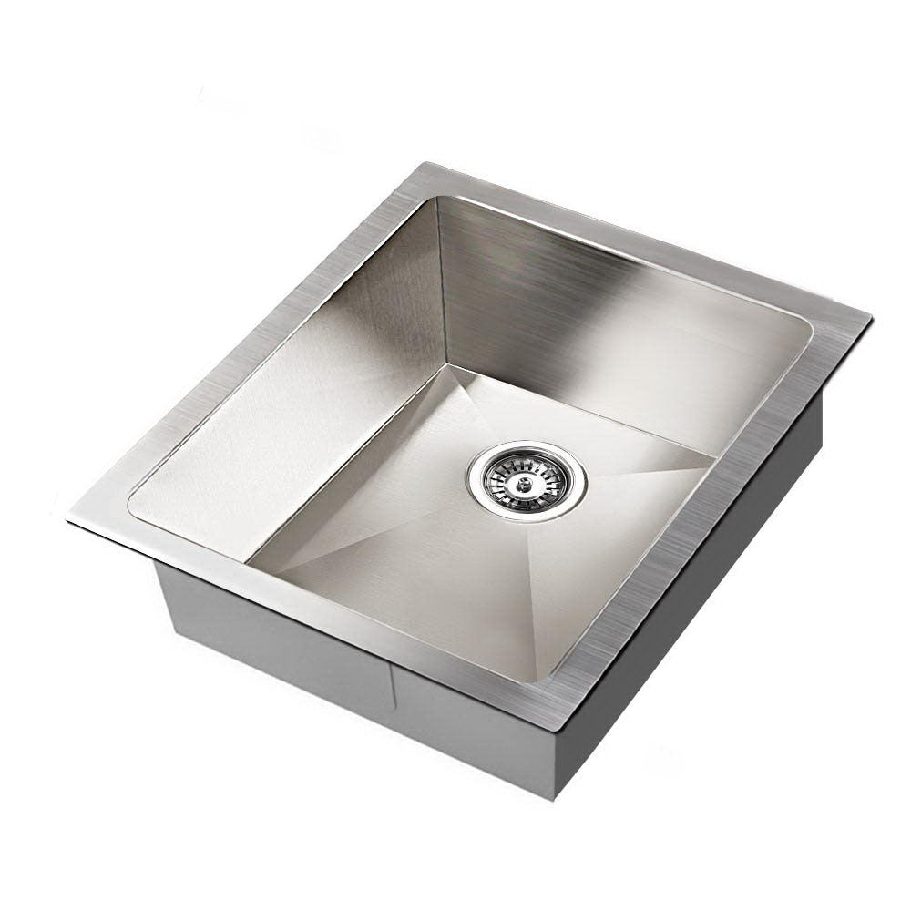 Cefito 39cm x 45cm Stainless Steel Kitchen Sink Under/Top/Flush Mount Silver Cefito