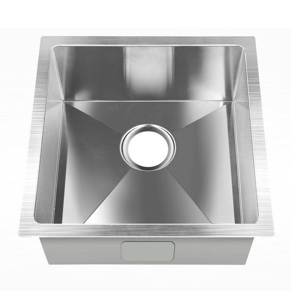 Cefito 51cm x 45cm Stainless Steel Kitchen Sink Under/Top/Flush Mount Silver Cefito