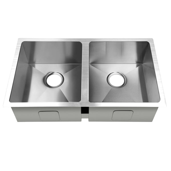 Cefito 77cm x 45cm Stainless Steel Kitchen Sink Under/Top/Flush Mount Silver Cefito