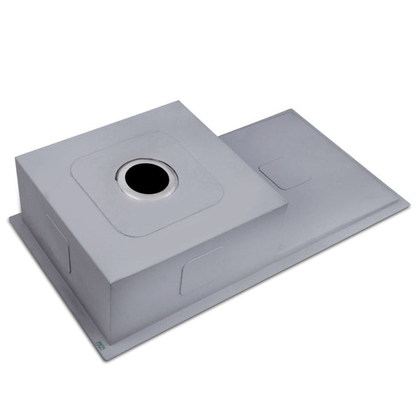 Cefito 87cm x 45cm Stainless Steel Kitchen Sink Under/Top/Flush Mount Silver Cefito