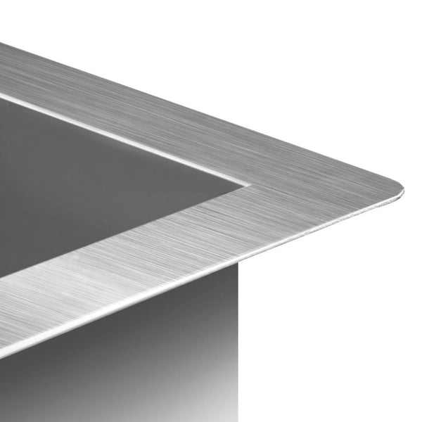 Cefito 87cm x 45cm Stainless Steel Kitchen Sink Under/Top/Flush Mount Silver Cefito