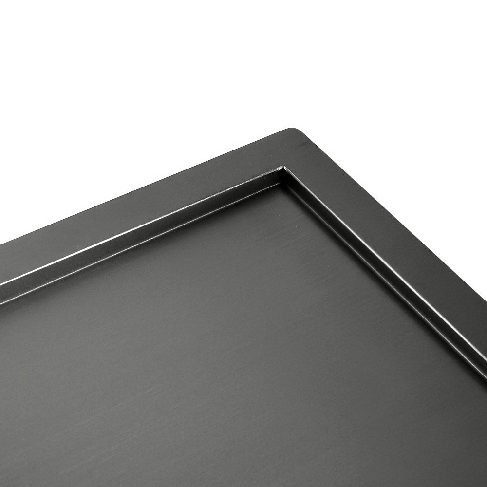 Cefito 100cm x 45cm Stainless Steel Kitchen Sink Under/Top/Flush Mount Black Cefito