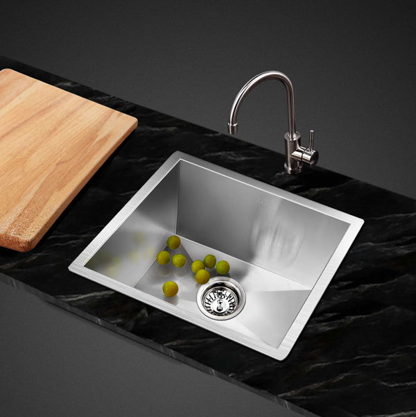 Cefito 36cm x 36cm Stainless Steel Kitchen Sink Under/Top/Flush Mount Silver Cefito