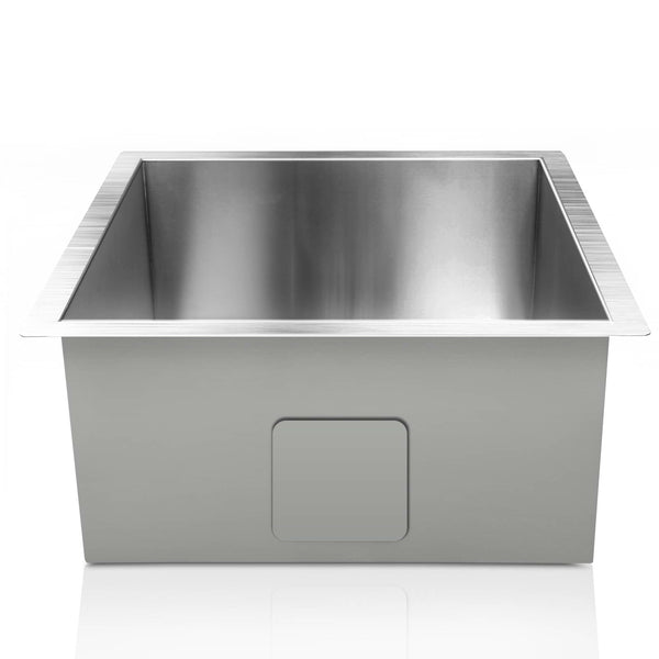 Cefito 36cm x 36cm Stainless Steel Kitchen Sink Under/Top/Flush Mount Silver Cefito