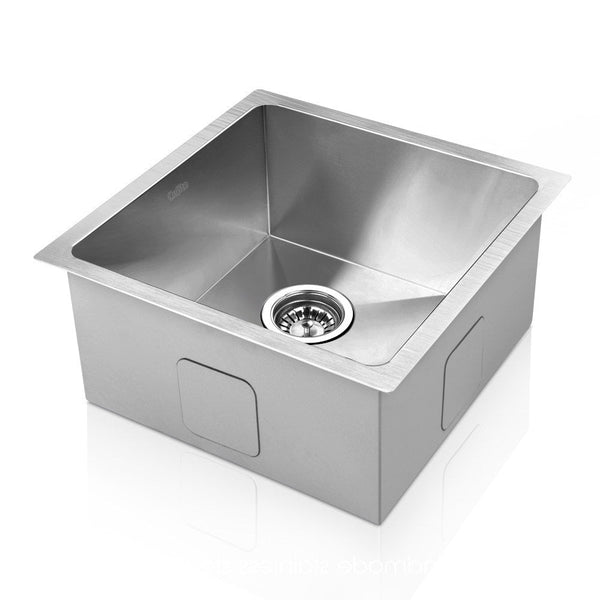 Cefito 36cm x 36cm Stainless Steel Kitchen Sink Under/Top/Flush Mount Silver Cefito