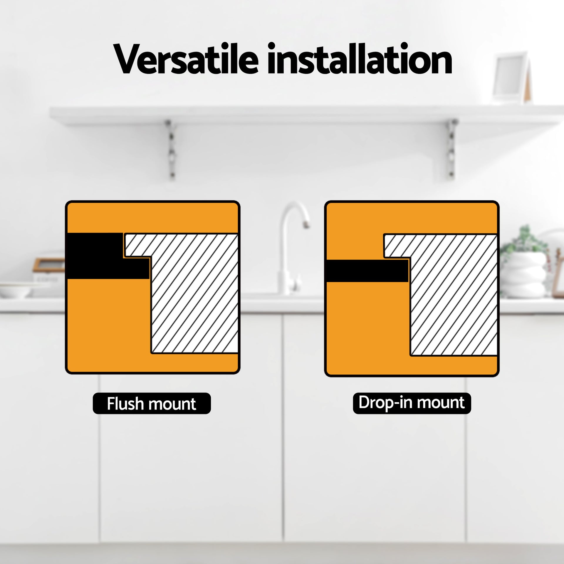 Cefito Kitchen Sink 304 Stainless Steel Bar Sink Millet Grain Water Basin Sink Awezingly